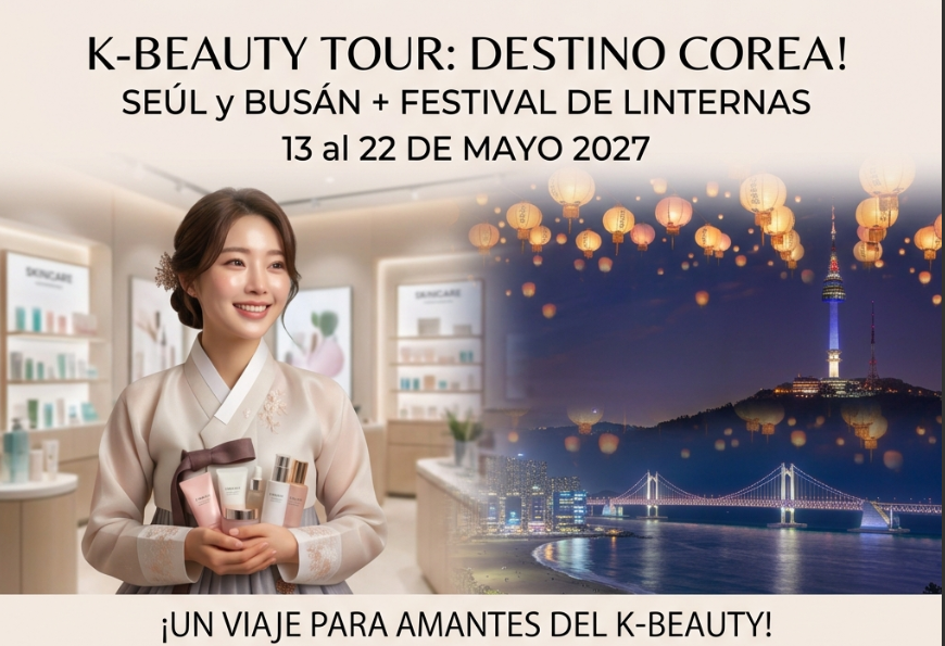K-Beauty Tour: Seúl y Busán, mayo 2027