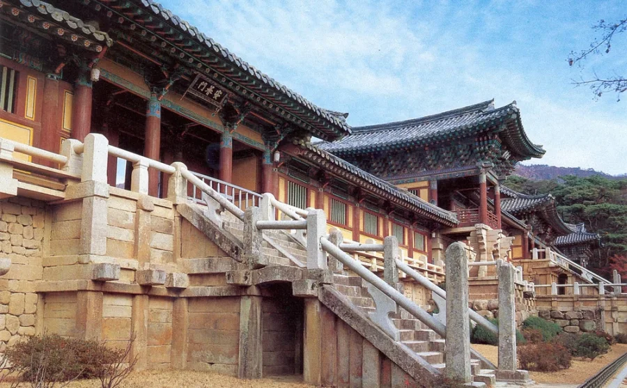 Templo tradicional coreano en Gyeongju, Patrimonio de la Humanidad