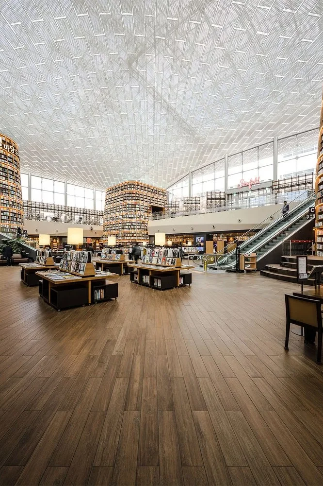Biblioteca Starfield del centro comercial COEX en Seúl